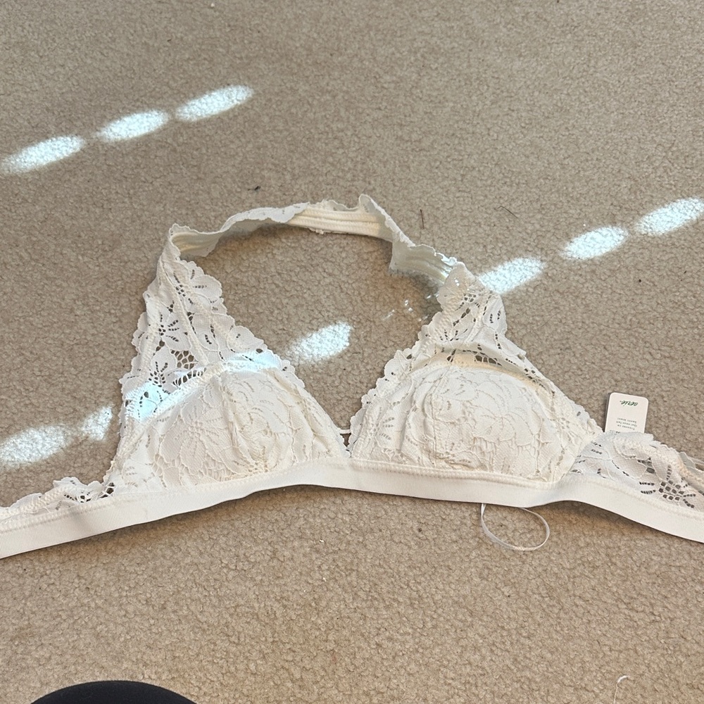 Aerie White Lace Bralette